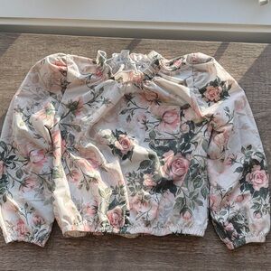 Chaser Kids Floral Top - Pink and Green